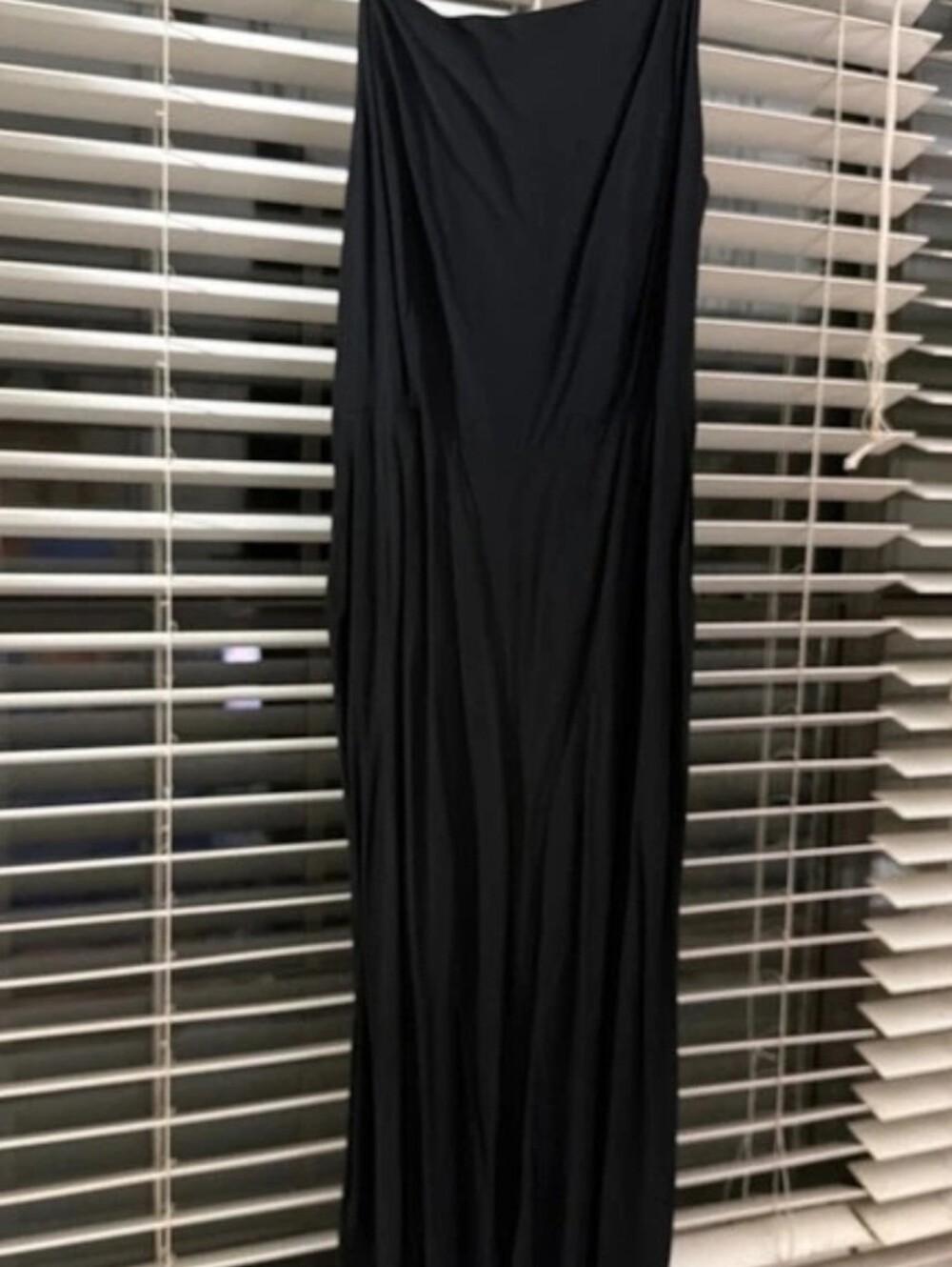 Old Navy Black Sleeveless Maxi Dress with Scoop Neckline